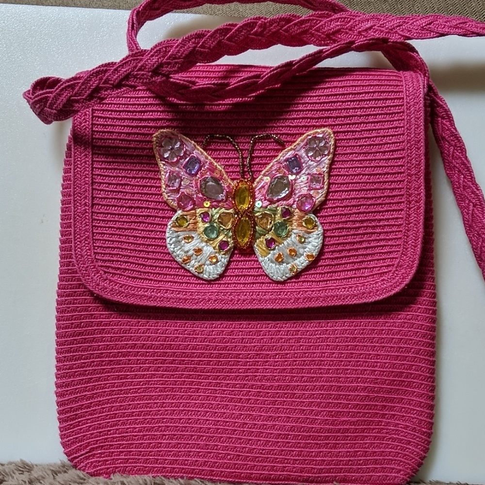 Cappelli straw crossbody